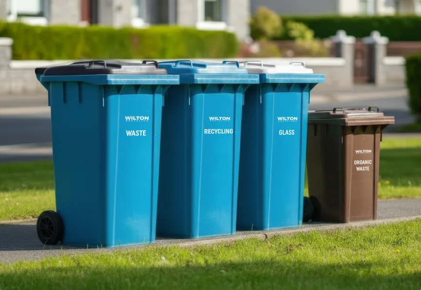 household wheelie bins collection home