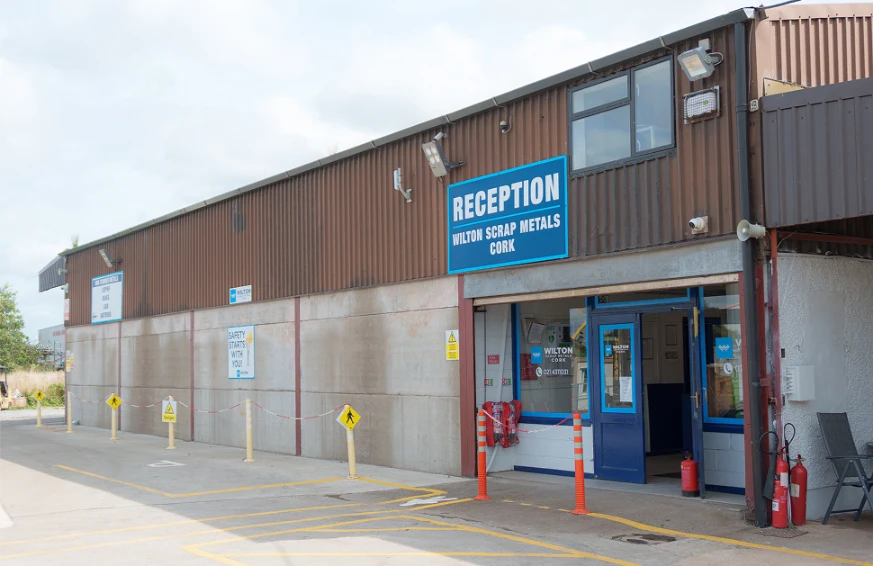 Wilton scrap metals cork reception office