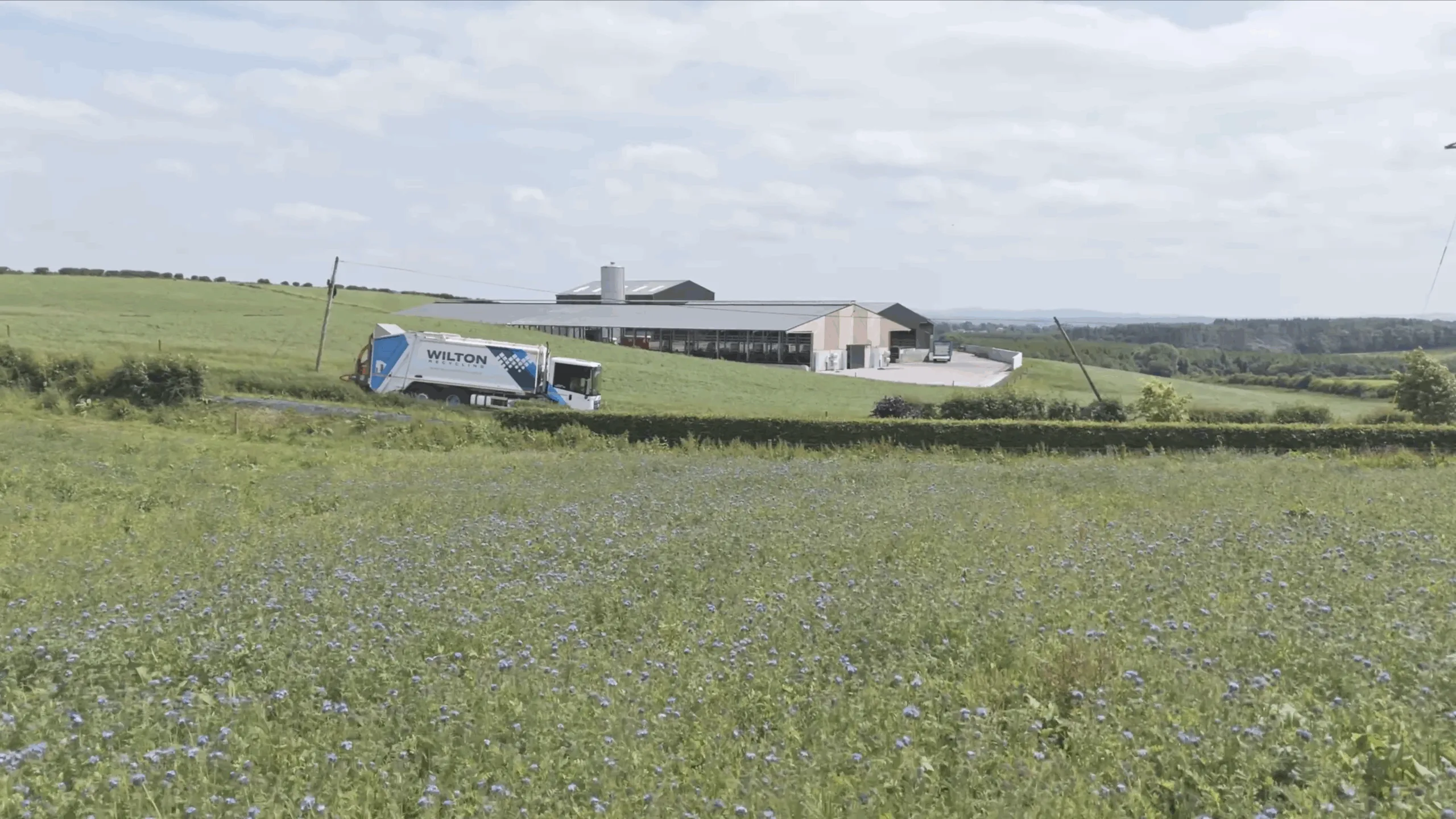 wilton bin lorry flower meadow