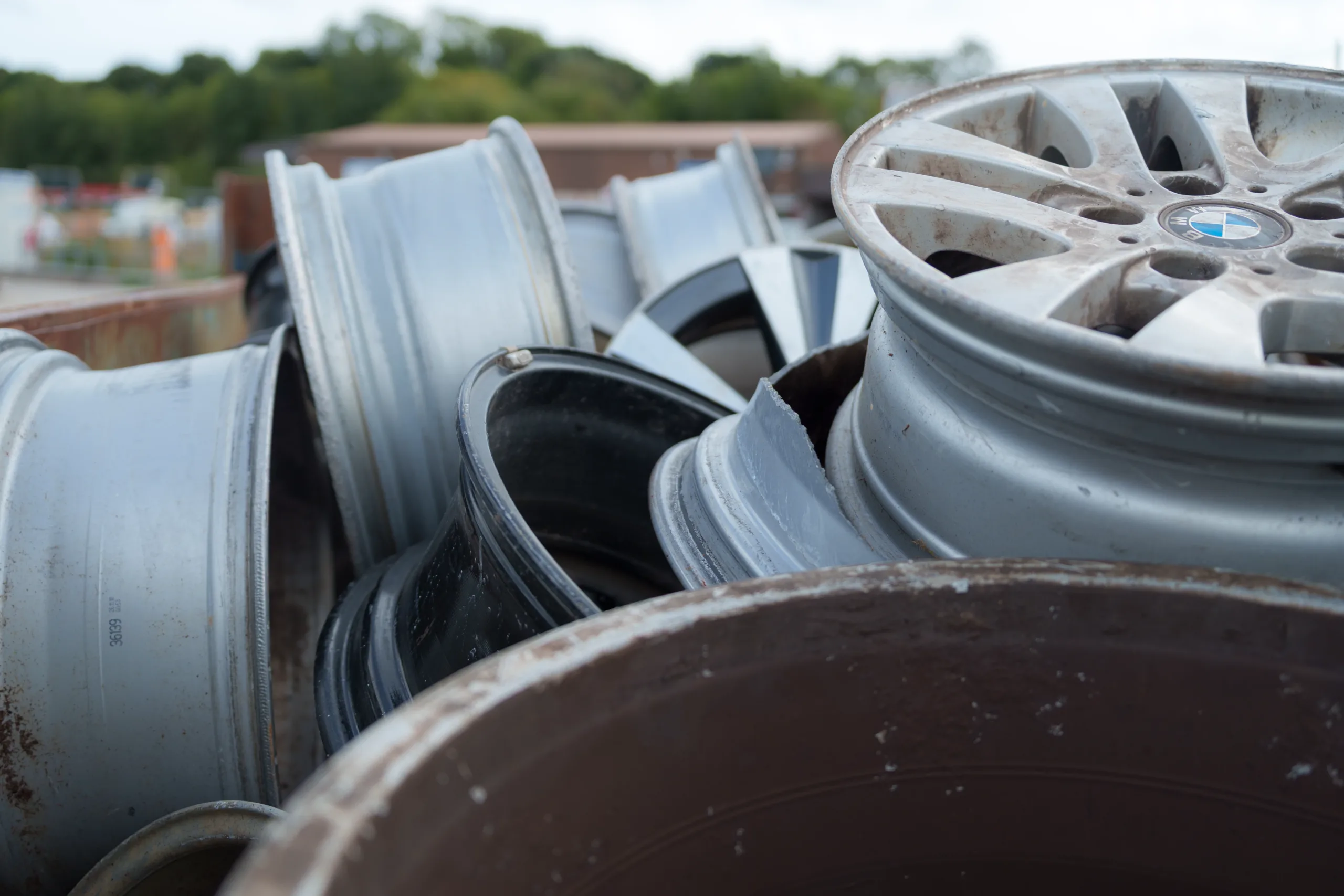 scrap metal alloy wheels