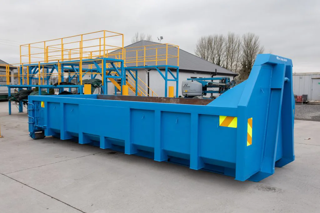 wilton skips roll on roll off 20 yard skip blue