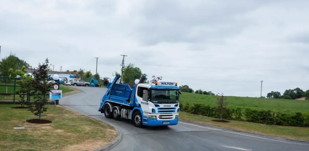 skip hire truck